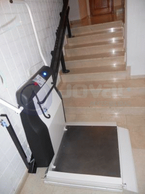 Plataforma Salvaescaleras en Urbanova II - Torre 10 (Alicante)